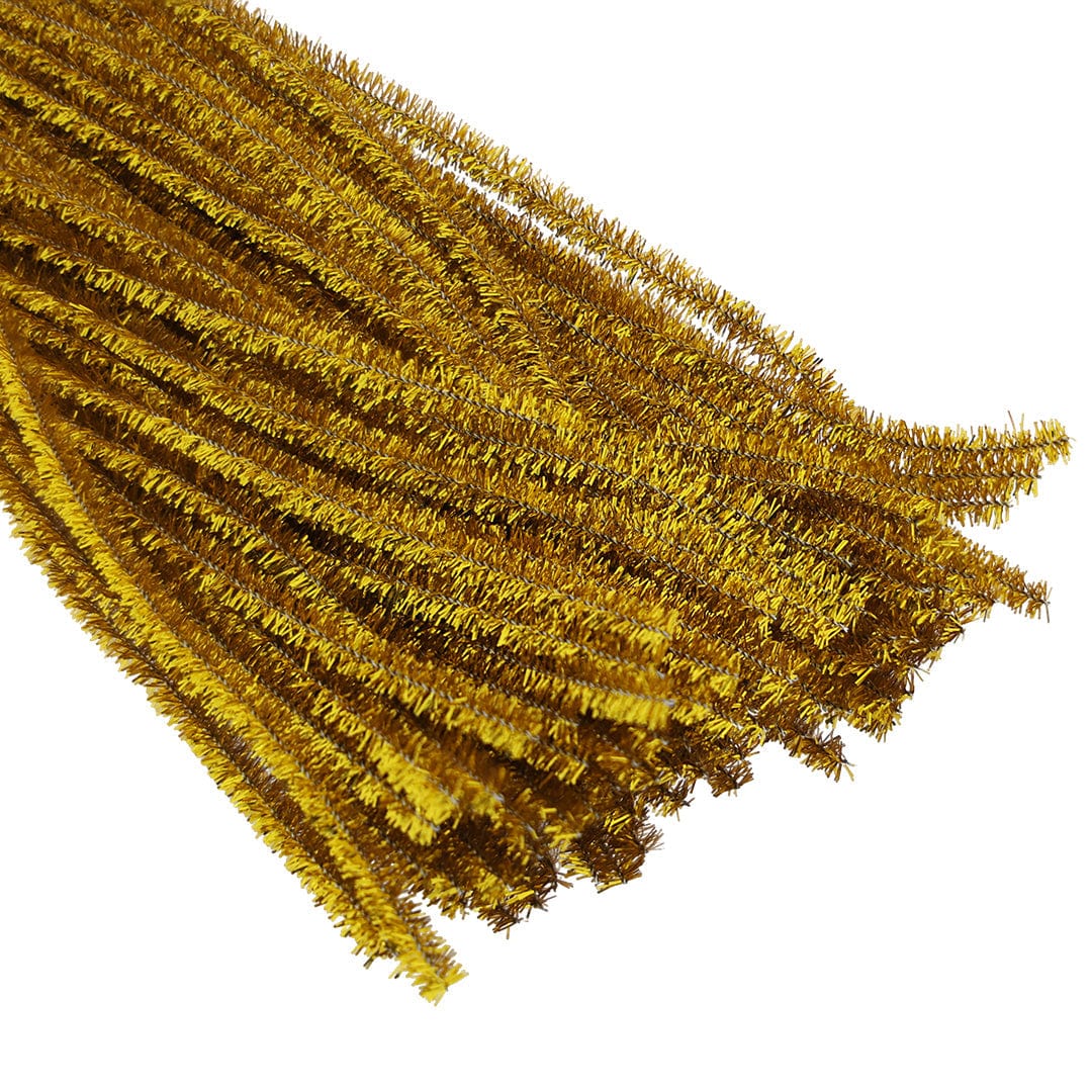 Crafteria Multi Pipe Cleaner Zari Mix Colour (100Pcs/Pack)