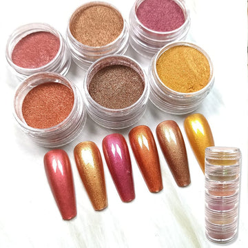 JUST CRAFT IT MICA POWDER 6 Shade Pearl Mica Powder (M)