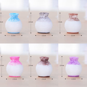 Crafteria 4Pcs Flower Vase Miniature