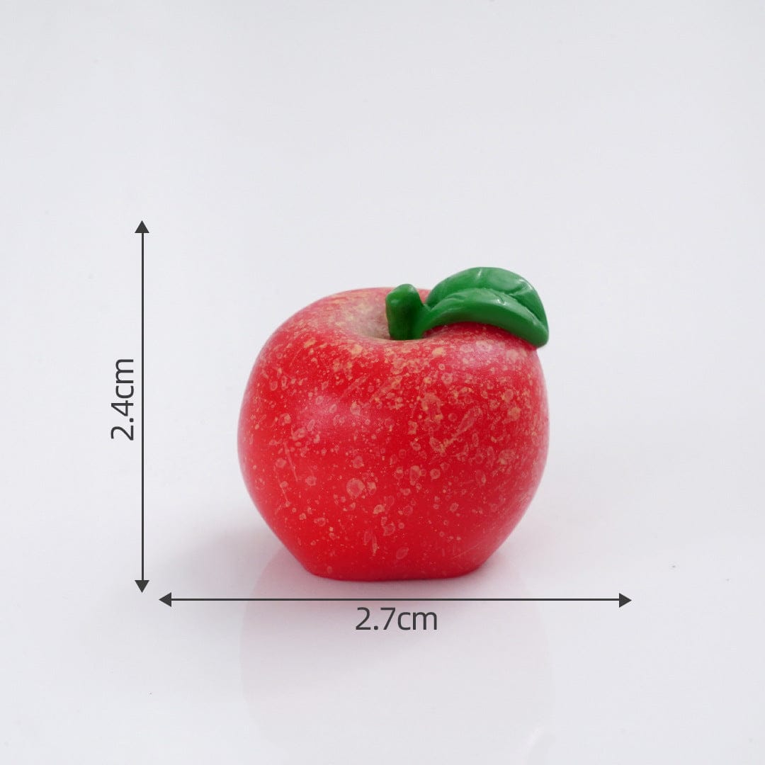 Crafteria Green Apple (4Pcs) Fruit Miniature Serius