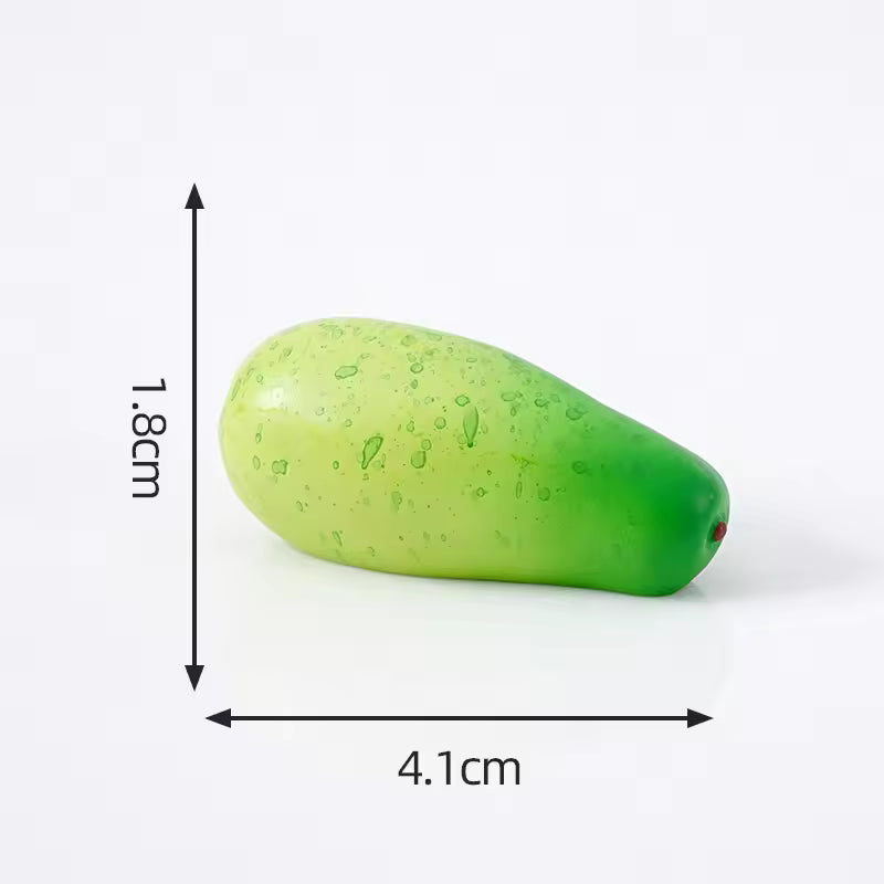 Crafteria Horn honey Melon (4Pcs) Fruit Miniature Series