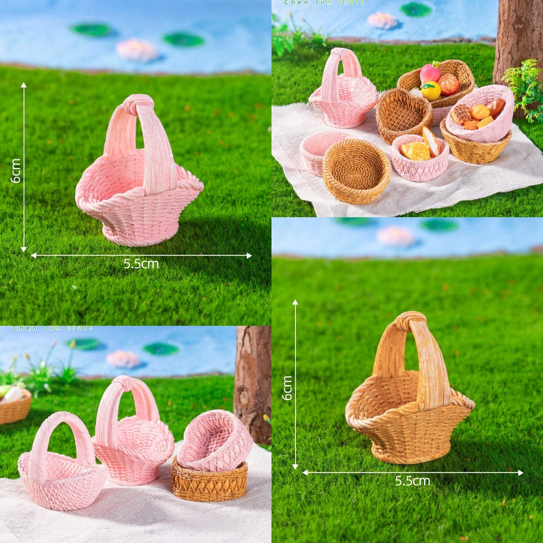 Crafteria A Picnic Basket Miniature