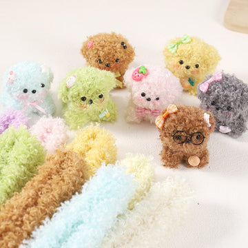 Crafteria Rabbit Fur Pipe Cleaners 1Mtr Approx.