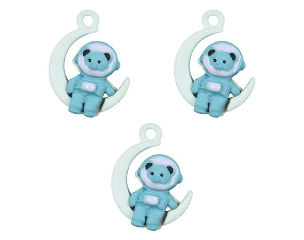 my store CHARMS BLUE BEAR SEATING ON MOON