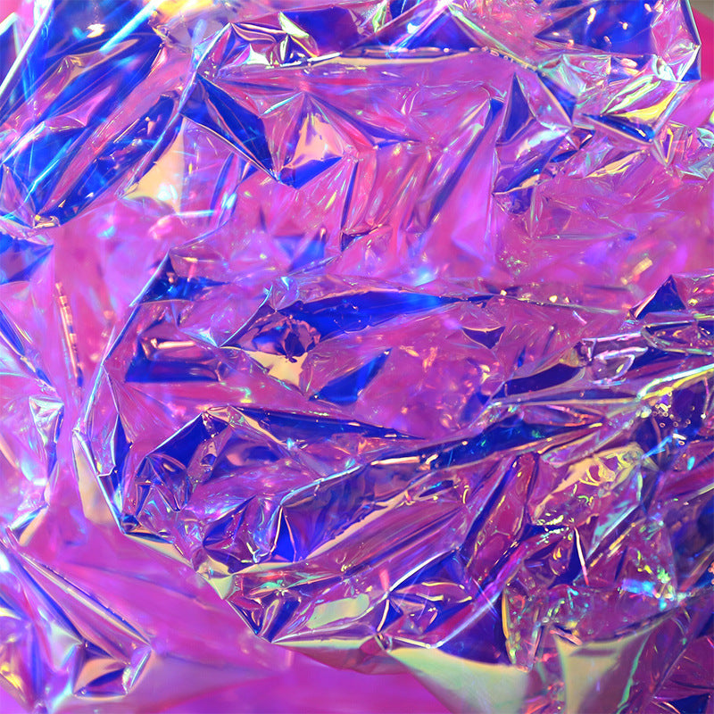 Crafteria Peach Red Holographic Sheet 50Cm x 50Cm