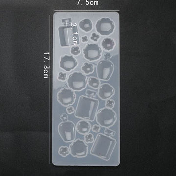 My Store Silicon Mould MULTI CAVITY FLOWER & BOTTLE MOULD
