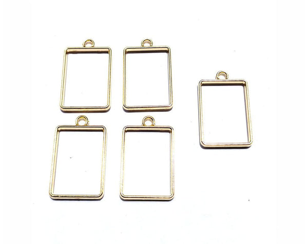 Crafteria GOLD RECTANGLE BEZELS