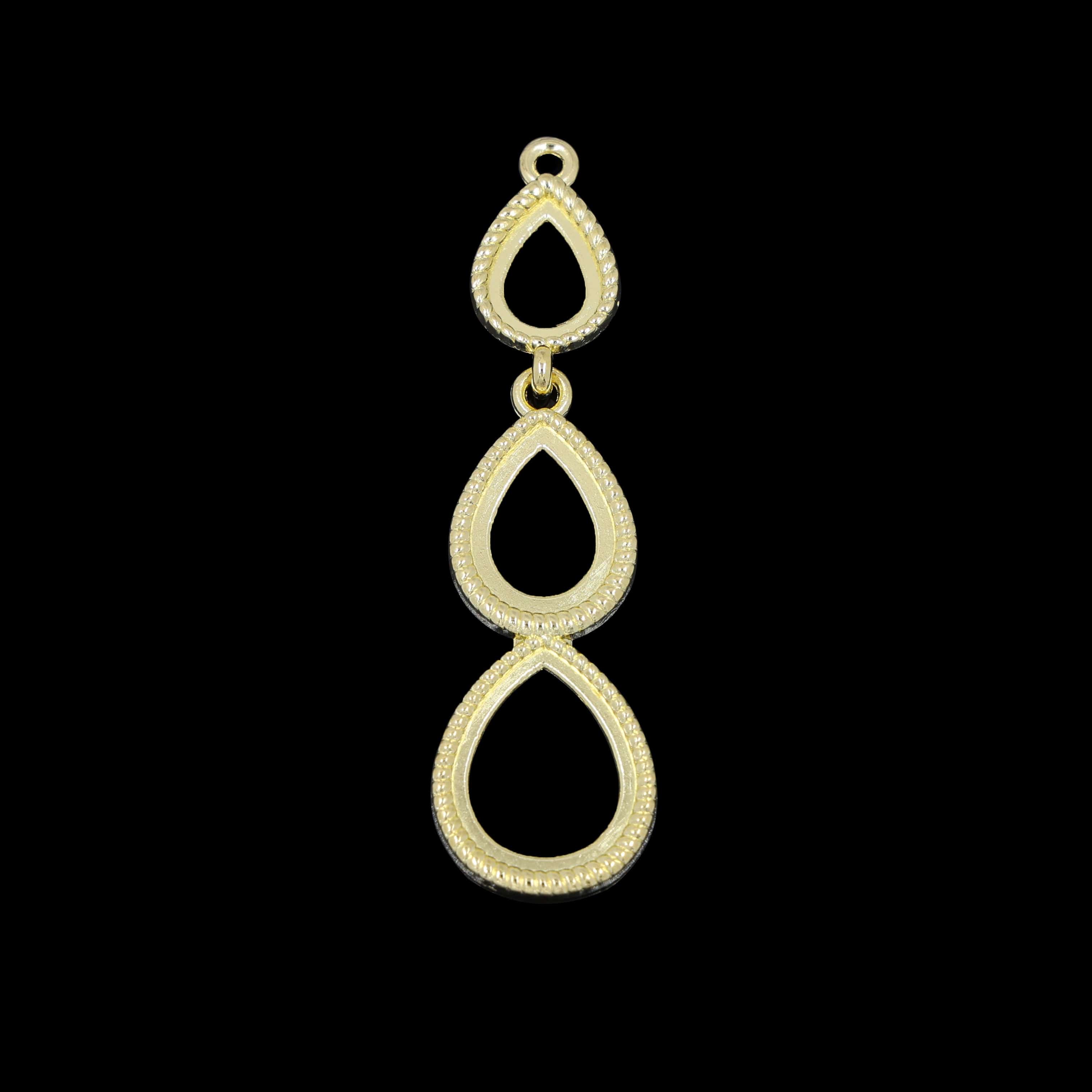 My Store BEZELS Gold Hanging Bezels