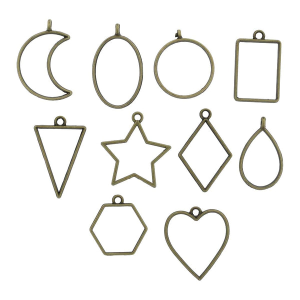 Crafteria Antique 10 In 1 Bezels Set