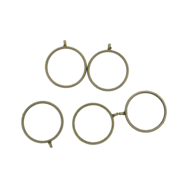 Crafteria Antique 5 In 1 Round Bezels Set