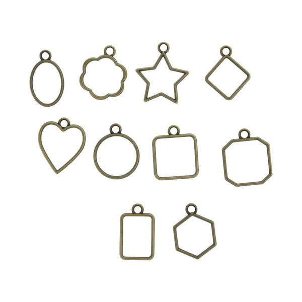 Crafteria Antique 10 In 1 Small Bezels Set