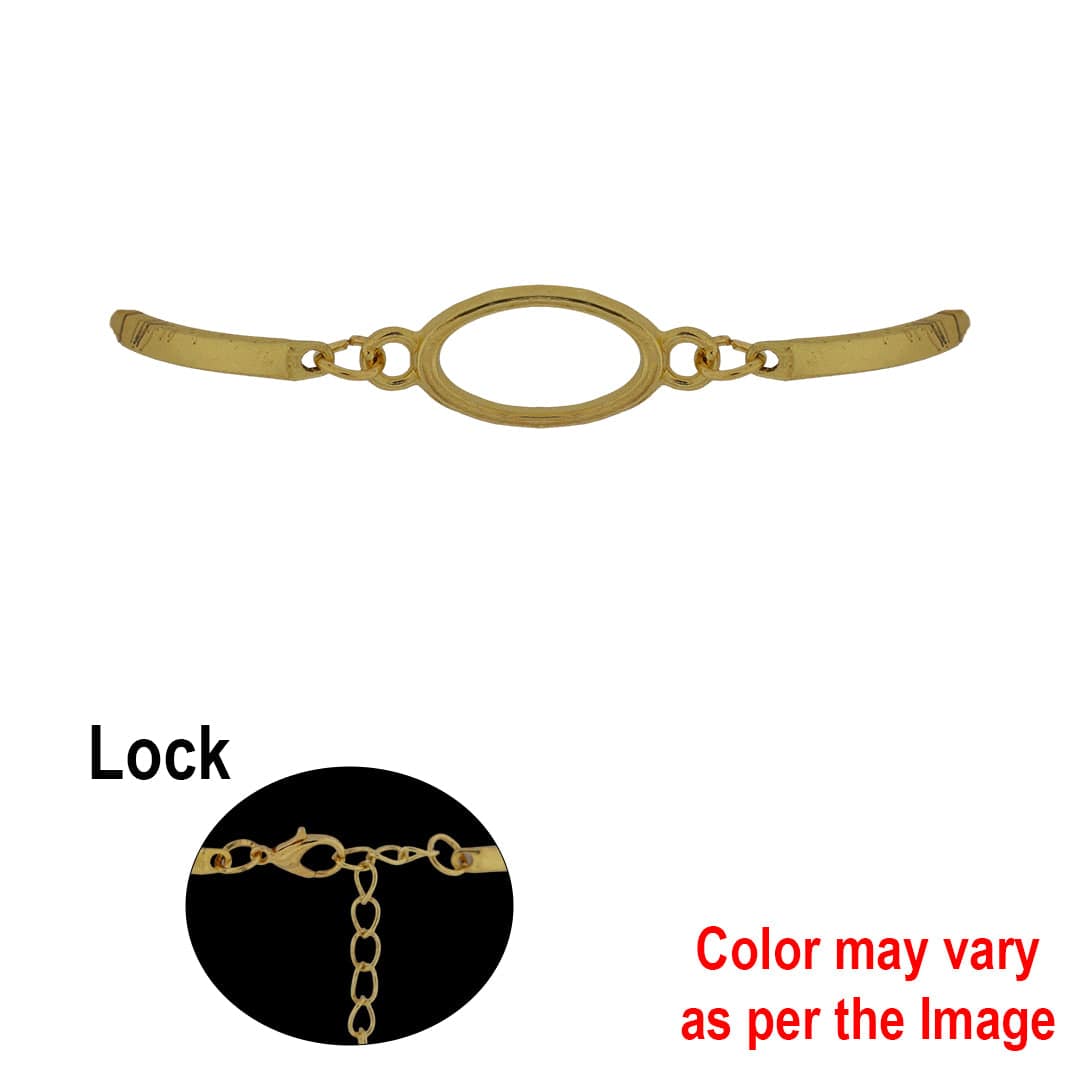 Crafteria Gold 1Pc Eye Bracelet Bezels