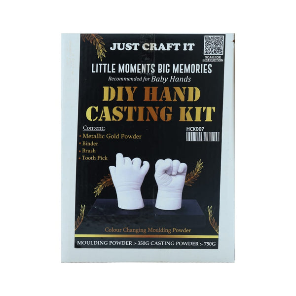 Crafteria Gold DIY Hand Casting Kit For Baby Hands