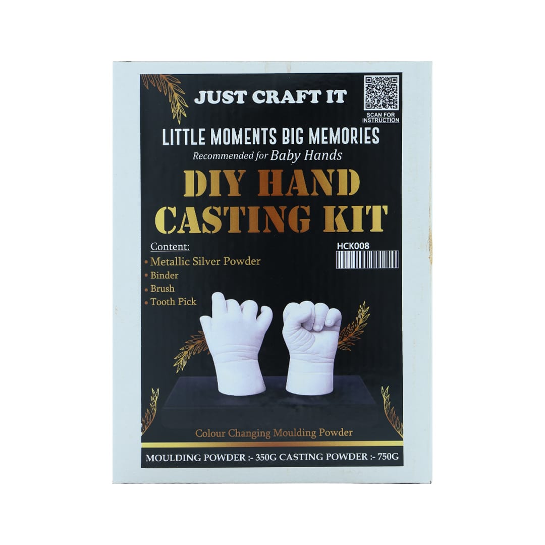 Crafteria Gold DIY Hand Casting Kit For Baby Hands