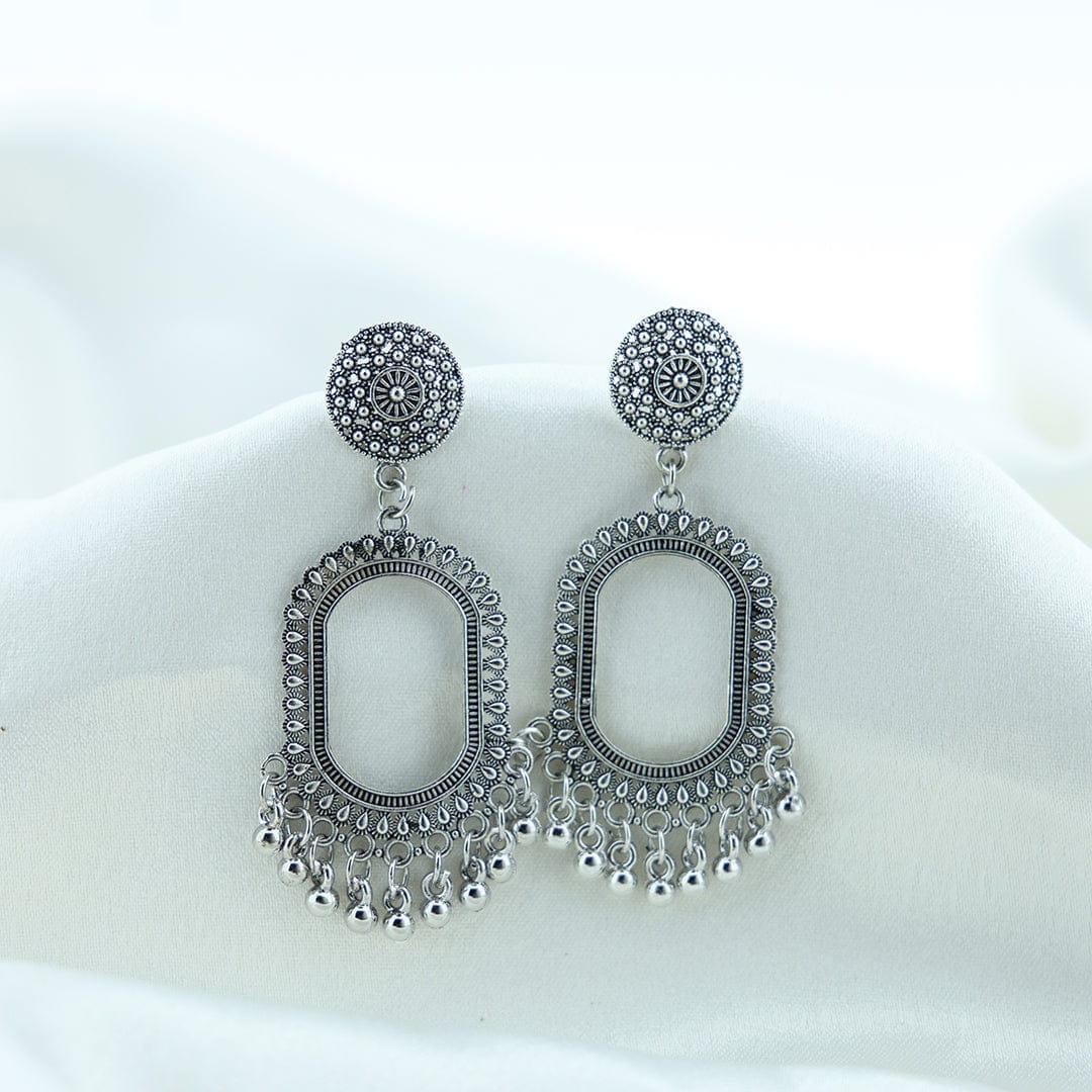 Crafteria Oxidized Gold Jhumka Design 25