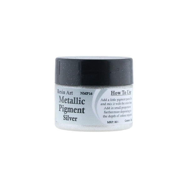 JUST CRAFT IT METALLIC RESIN PIGMENT Silver Metallic Pigment