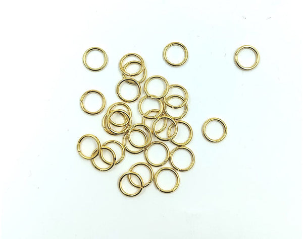 my store RESIN ACC SMALL GOLD CUTTING RING 100PCS/PKT
