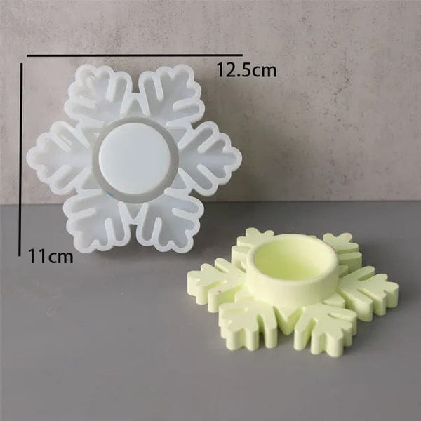 My Store Snowflakes Tea Light Holder 04