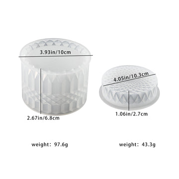 My Store Silicon Mould Diamond Cut Storage Box Mould