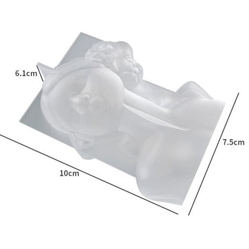 My Store Silicon Mould Rose Girl Candle Mould