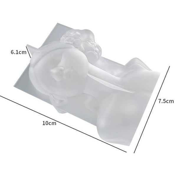 My Store Silicon Mould Rose Girl Candle Mould