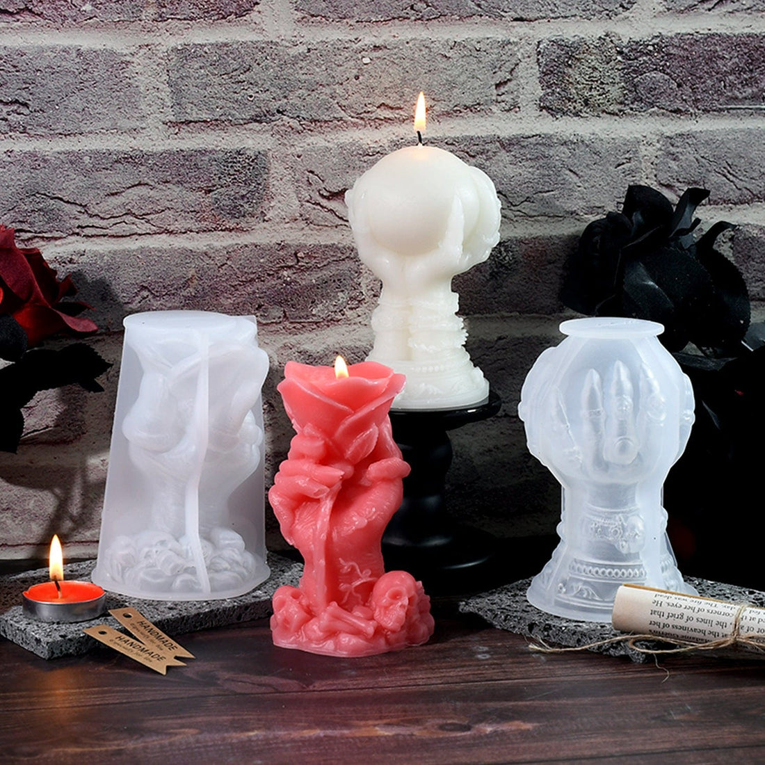 My Store Silicon Mould Ghost Hand Crystal Ball Mould