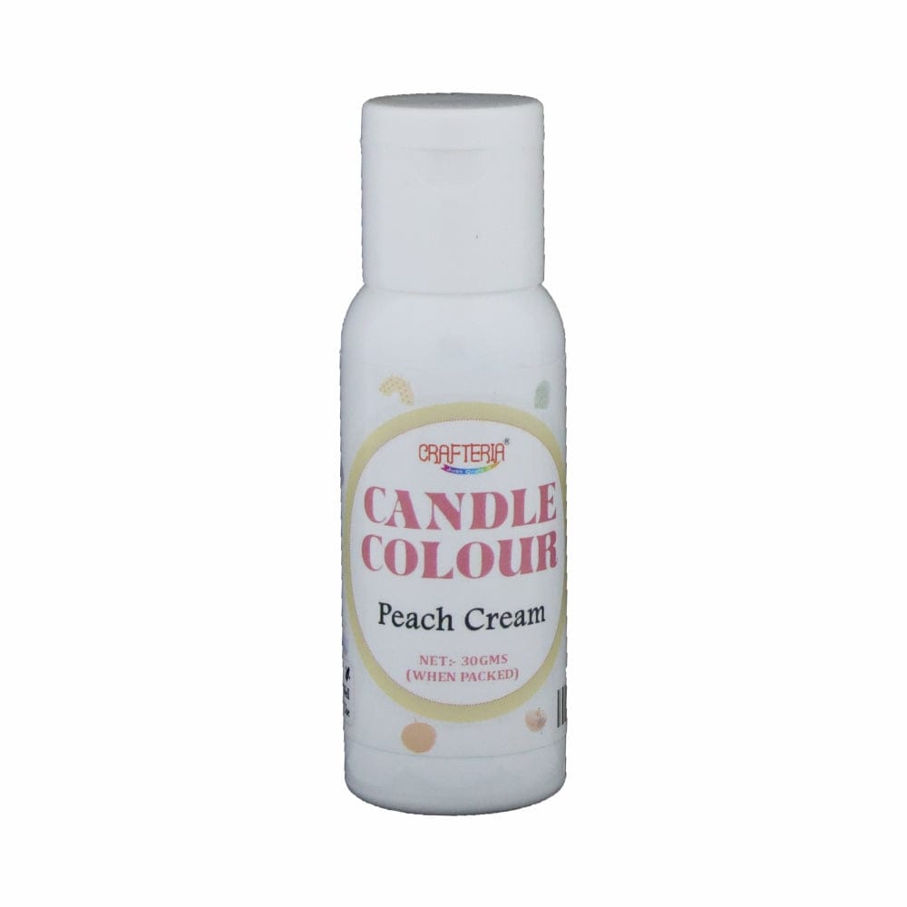 Crafteria Peach Cream Candle Colour