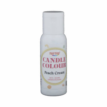 Crafteria Peach Cream Candle Colour